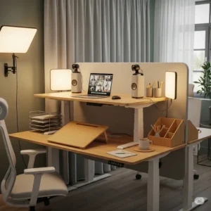 desk setup for WFH